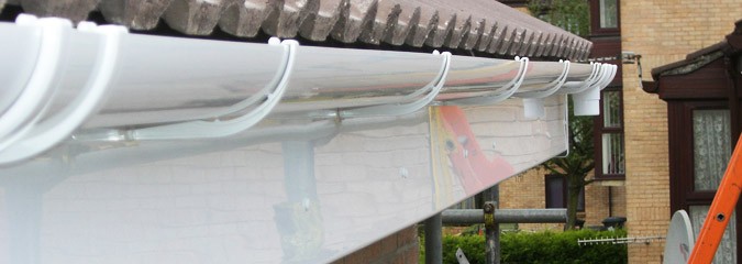 PVC roofline fitting