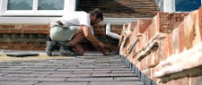 Glasgow roofer repairing a roof